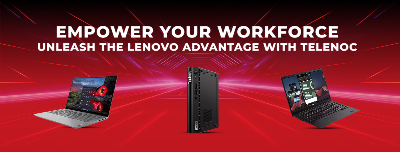 Telenoc is lenovo partner in saudi arabia providing lenovo thinkpad laptops, gaming, yoga laptops. We are also offer server and storage products.