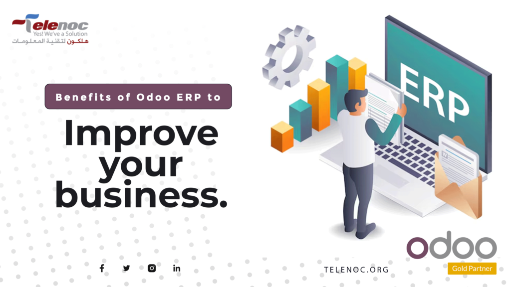 Read more about Benefits of Odoo ERP for Business. Telenoc is Odoo gold partner company providing odoo development services in Saudi Arabia operating in Riyadh,dammam and jeddah KSA.