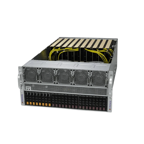 Supermicro GPU blade and GPU servers, including SYS-420GP-TNR and 4U GPU server models, with NVIDIA integration such as HGX, A100, NVTHGX A100 SXM4 (48GB and 88GB) configurations, and SuperWorkstation 7049GP-TRT, ideal for high-performance computing and AI workloads.