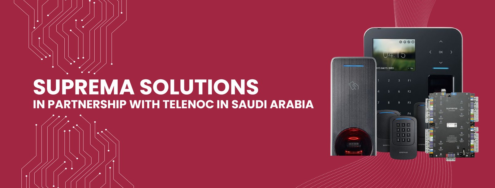 Suprema Partner in Saudi Arabia offering advanced Suprema access control solutions, including Suprema biometric technology, fingerprint access, and face recognition. Products featured include Suprema FaceStation F2 and FaceStation 2, providing robust facial recognition security. BioEntry W2 and BioEntry P2 deliver reliable fingerprint authentication, while BioLite N2 ensures weatherproof outdoor access control. Suprema BioStation 3 and BioStation 2 integrate seamlessly with Suprema’s BioStar access control system, providing mobile access and efficient management for secure door access control. Inquire for FaceStation F2 price and installation of Suprema solutions for enhanced security